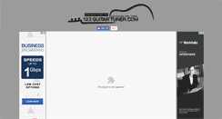 Desktop Screenshot of 123electricguitartuner.com